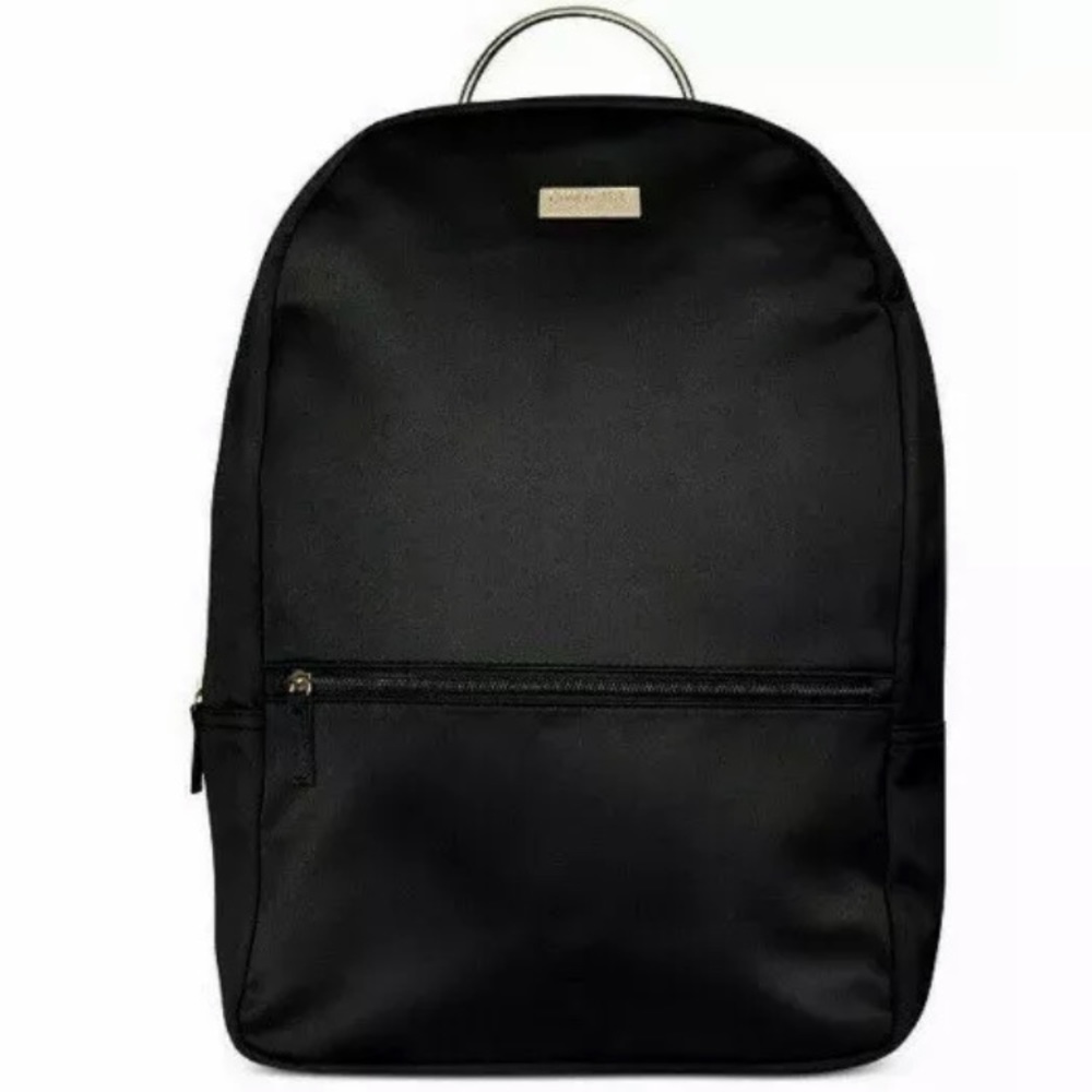 Carolina Herrera Good Girl Backpack Black Satin Holdall Authentic Designer Bag - Picture 3 of 7